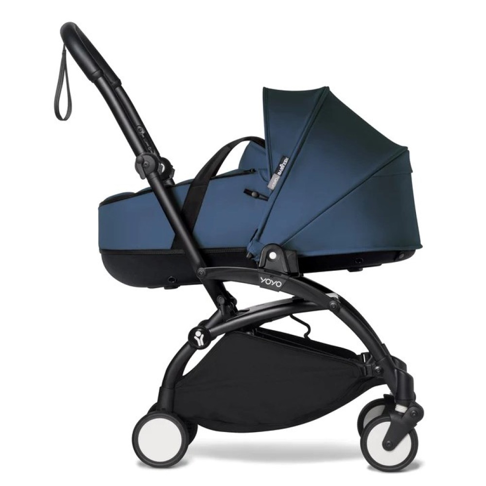 BABYZEN YOYO² - lekki wózek z gondolą Bassinet • Navy Blue Black