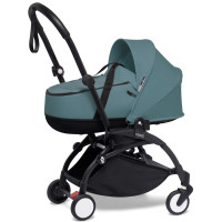 BABYZEN YOYO² - lekki wózek z gondolą Bassinet - Aqua Black