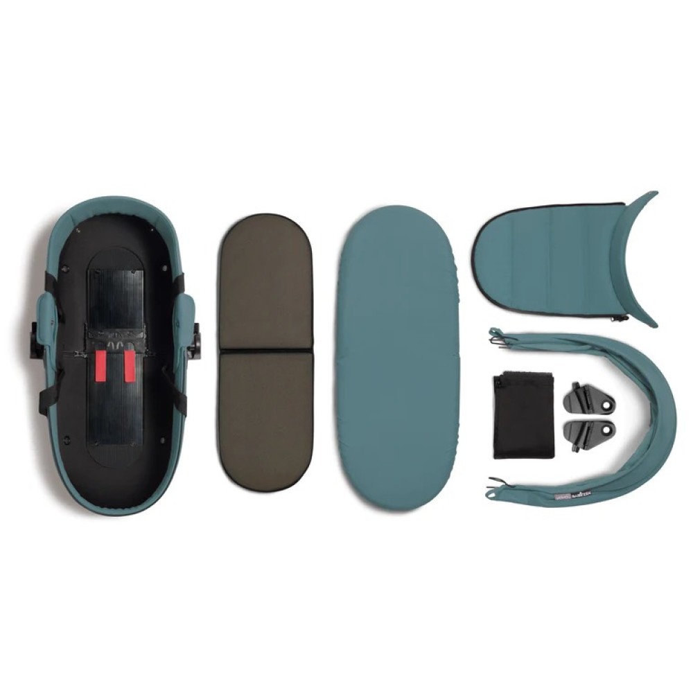 BABYZEN YOYO² коляска з люлькою Bassinet Aqua Black