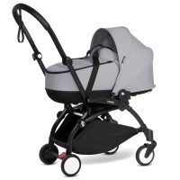 BABYZEN YOYO² - lekki wózek z gondolą Bassinet • Stone Black