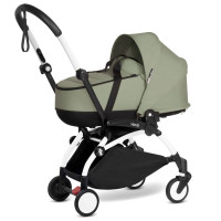 BABYZEN YOYO² - lekki wózek z gondolą Bassinet • Olive White