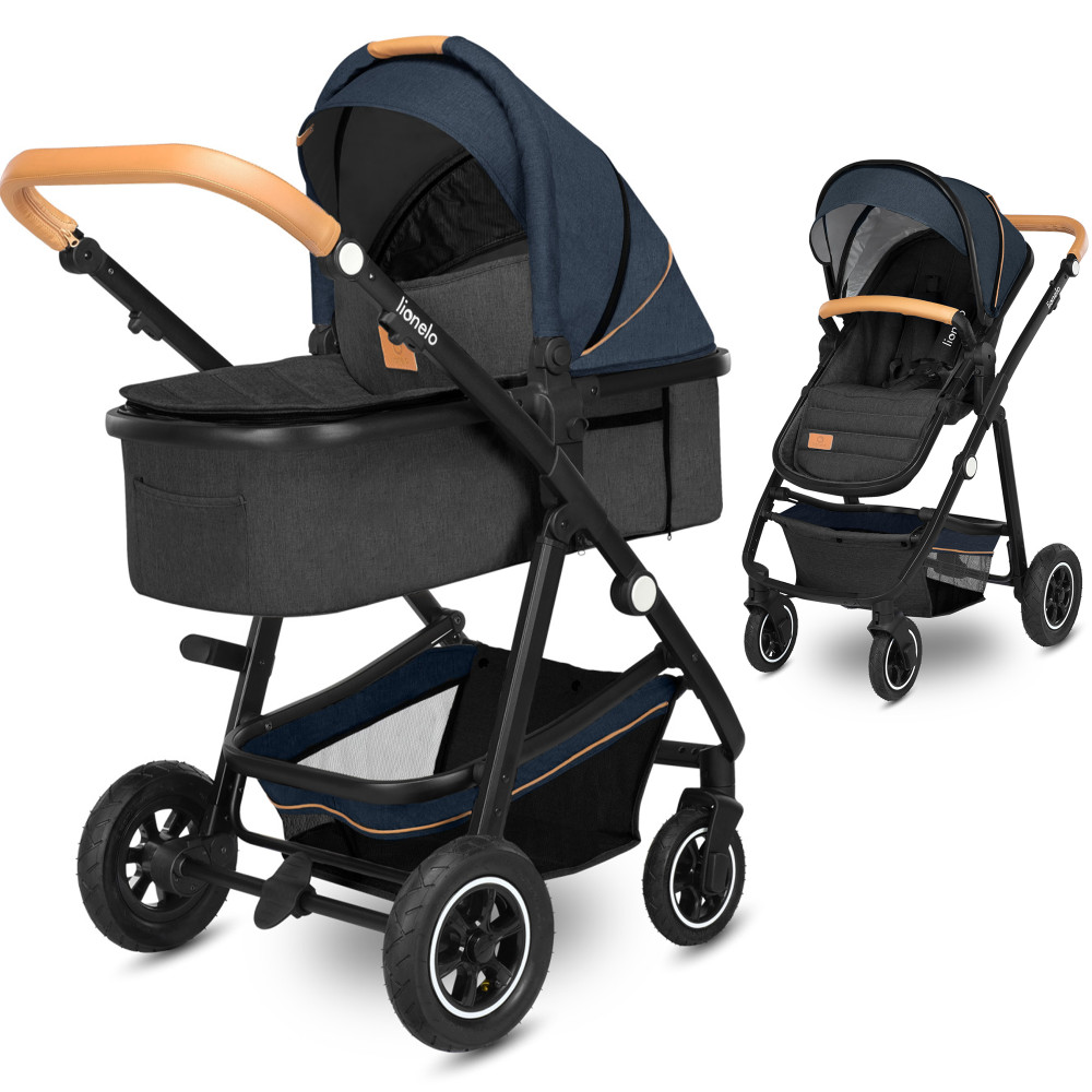 Lionelo Amber Blue Navy дитяча коляска 2в1