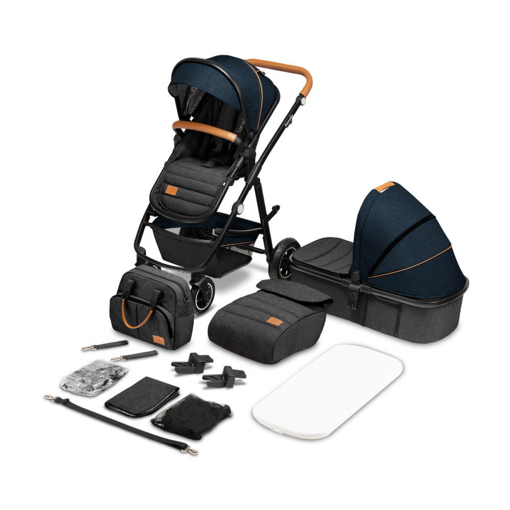Lionelo Amber Blue Navy дитяча коляска 2в1