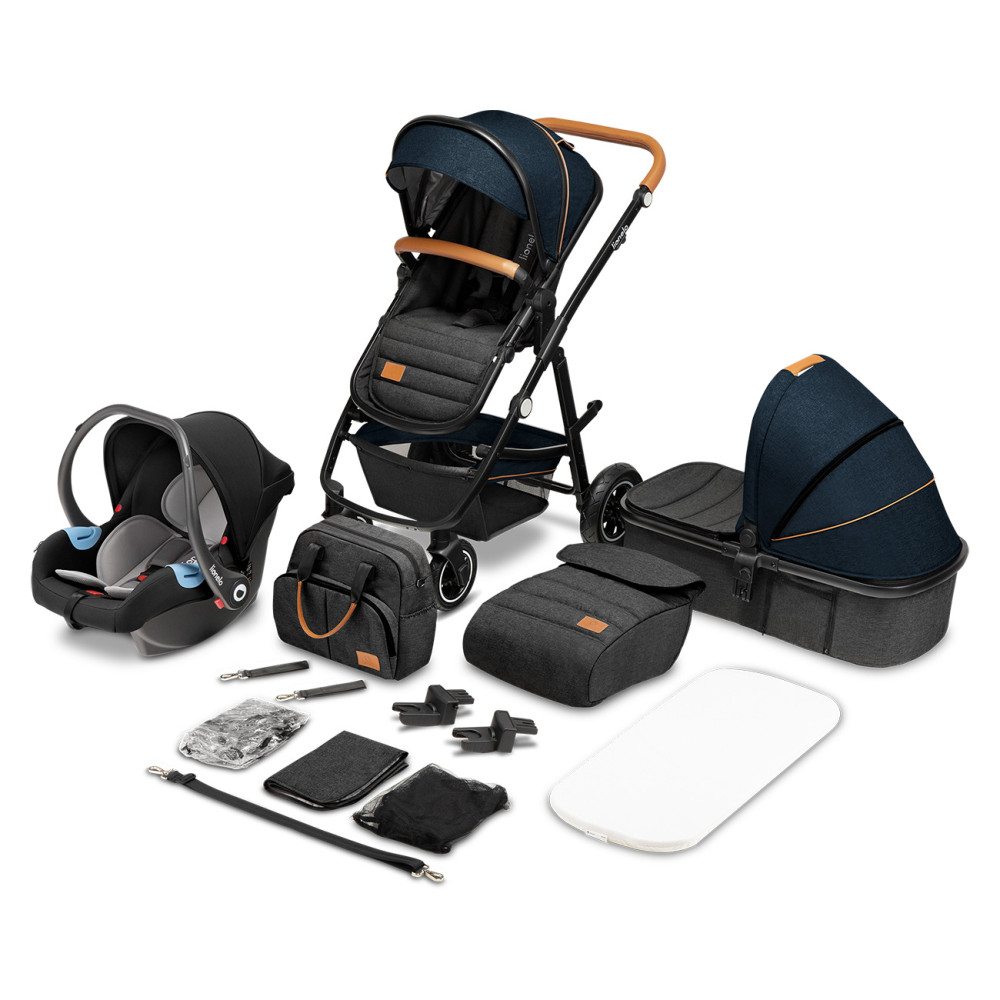 Lionelo Amber Blue Navy дитяча коляска 3в1
