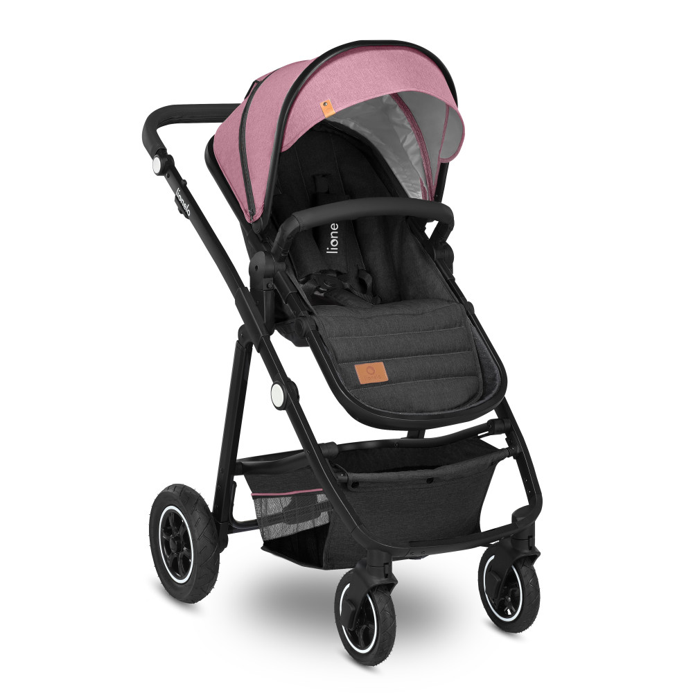 Lionelo Amber Pink Rose дитяча коляска 3в1