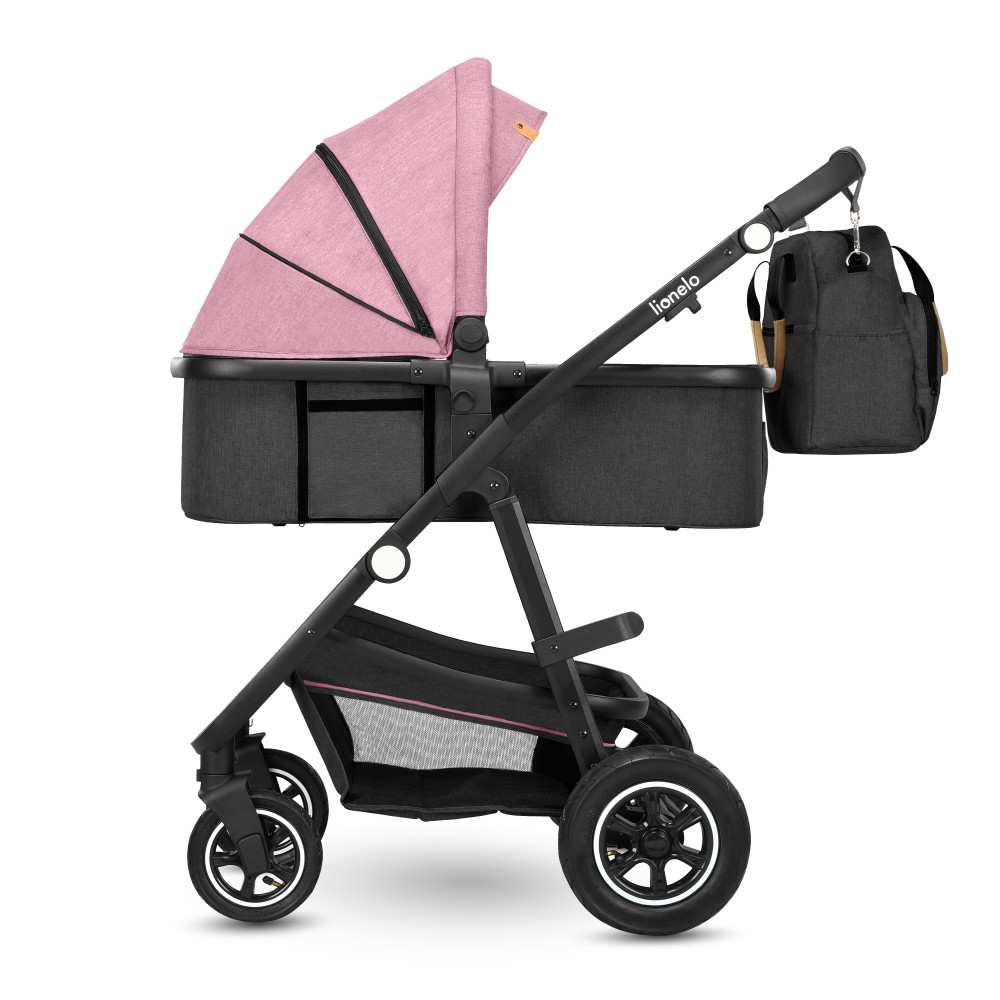 Lionelo Amber Pink Rose дитяча коляска 3в1