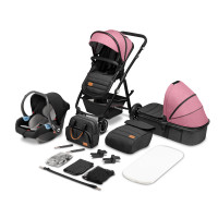 Lionelo Amber Pink Rose дитяча коляска 3в1