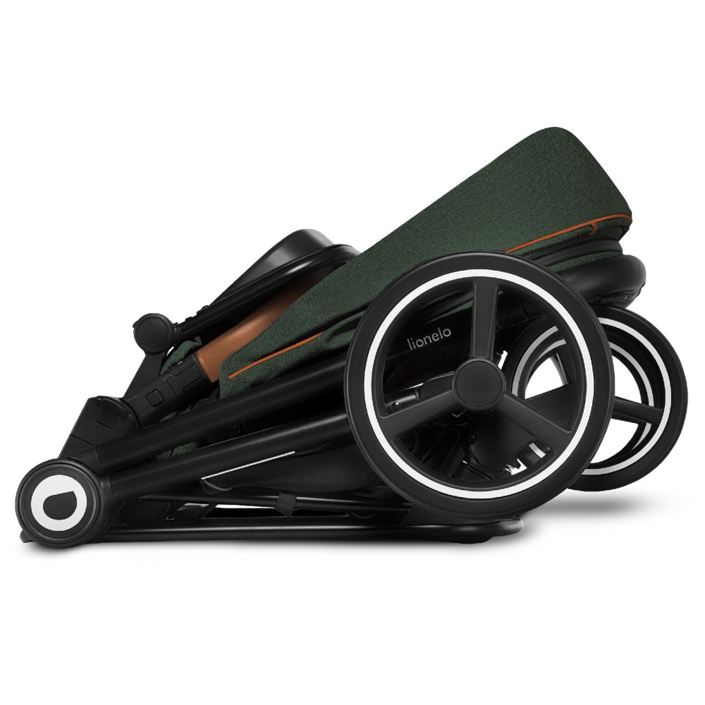 Lionelo Mika - wózek wielofunkcyjny 2w1 / kompaktowy wózek 2w1 • Green Forest
