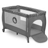 Lionelo Stefi Plus - łóżeczko turystyczne • Grey White