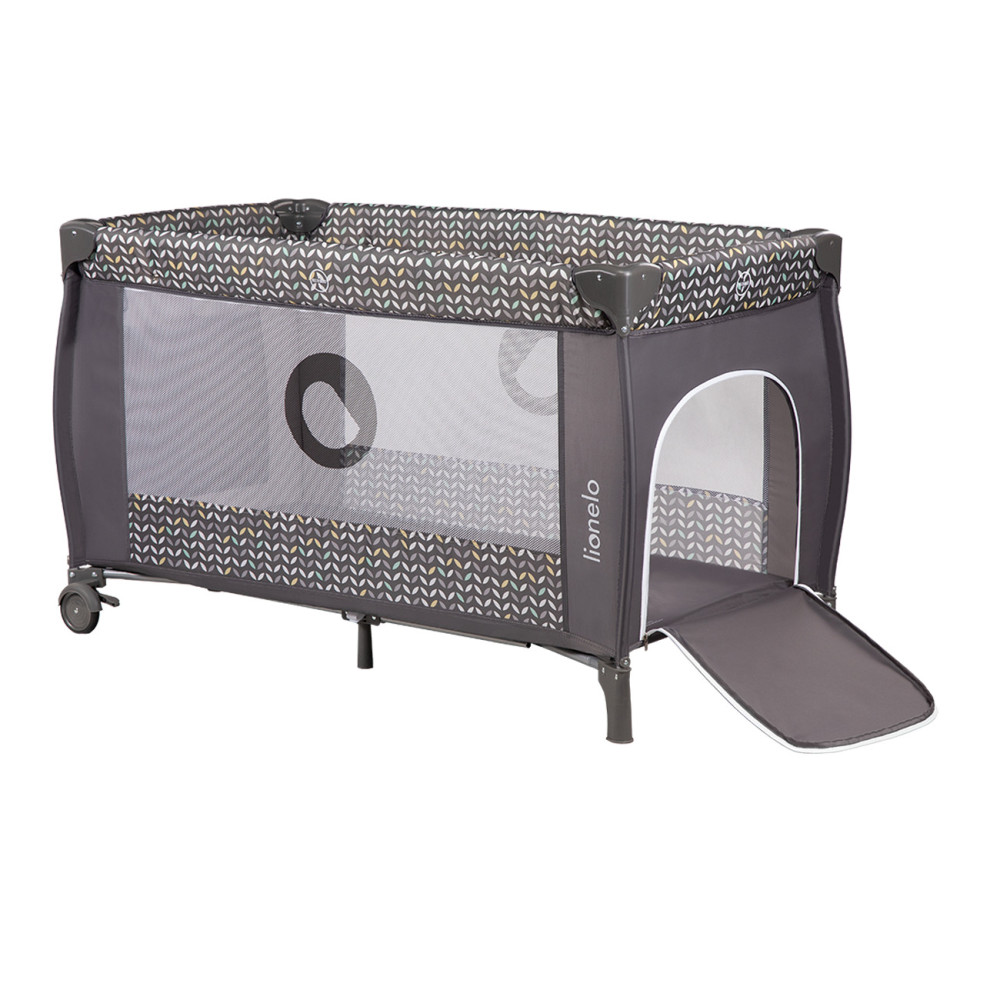 Lionelo Sven Plus Grey Scandi ліжко-манеж