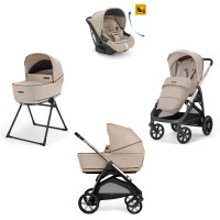 Inglesina Aptica Quattro - wózek dziecięcy premium 4w1 z fotelikiem Darwin, z podstawką do gondoli / wózek na każdy teren • Pashima Beige Inglesina Aptica Quattro - wózek dziecięcy premium 4w1 z fotelikiem Darwin, z podstawką do gondoli / wózek na każdy teren • Pashima Beige