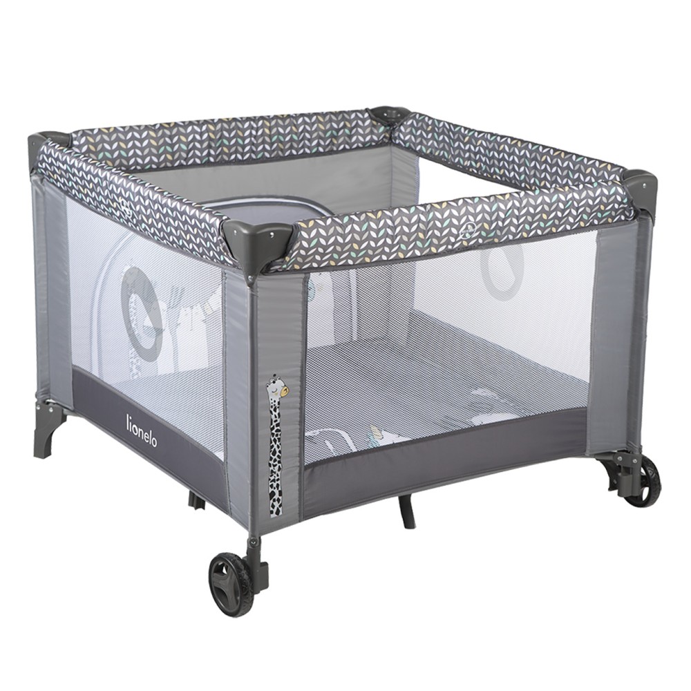 Lionelo Lene - kojec dla dziecka • Grey Scandi