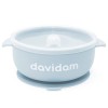 Davidam - zestaw naczyń silikonowych z miseczką • Ice Blue