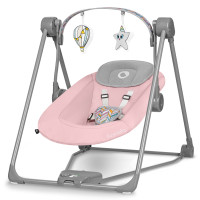 Lionelo Otto - leżaczek bujaczek • Pink Baby