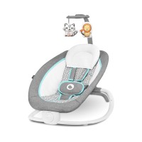 Lionelo Pascal - leżaczek bujaczek 2w1 • Grey Scandi