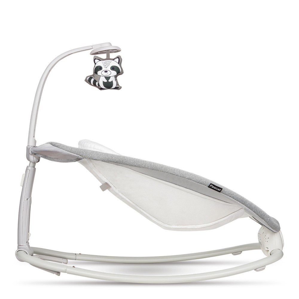 Lionelo Pascal - leżaczek bujaczek 2w1 • Grey Dove