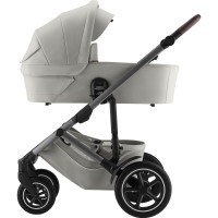 Britax Römer Smile 5Z - wózek dziecięcy 2w1 na każdy teren, z kolekcji LUX (luksusowe zrównoważone tkaniny i skórzane detale) • Linen Grey LUX Britax Römer Smile 5Z - wózek dziecięcy 2w1 na każdy teren, z kolekcji LUX (luksusowe zrównoważone tkaniny i skórzane detale) • Linen Grey LUX