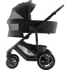Britax Römer Smile 5Z - wózek dziecięcy 2w1 na każdy teren, z kolekcji STYLE (wyróżnik: wentylacja z drobnej siateczki) • Carbon Black STYLE