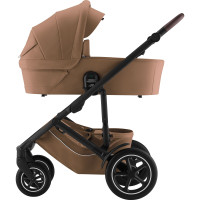 Britax Römer Smile 5Z - wózek dziecięcy 2w1 na każdy teren, z kolekcji LUX (luksusowe zrównoważone tkaniny i skórzane detale) • Warm Caramel LUX