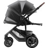 Britax Römer Smile 5Z - wózek spacerowy,  spacerówka na każdy teren z kolekcji STYLE (wyróżnik: wentylacja z drobnej siateczki) • Mineral Grey STYLE