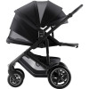 Britax Römer Smile 5Z - wózek spacerowy,  spacerówka na każdy teren z kolekcji STYLE (wyróżnik: wentylacja z drobnej siateczki) • Carbon Black STYLE