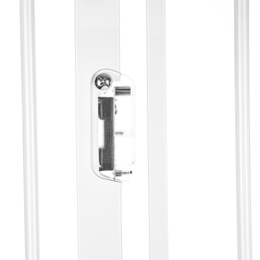 Lionelo Truus Slim LED White ворота безпеки