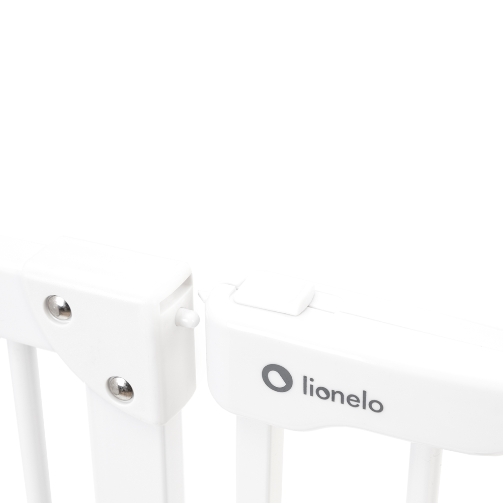 Lionelo Truus Slim LED White ворота безпеки