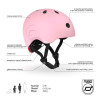 SCOOTANDRIDE S-M - kask dziecięcy na rower, hulajnogę (3+ lat / 51-55cm obwód głowy) • Rose