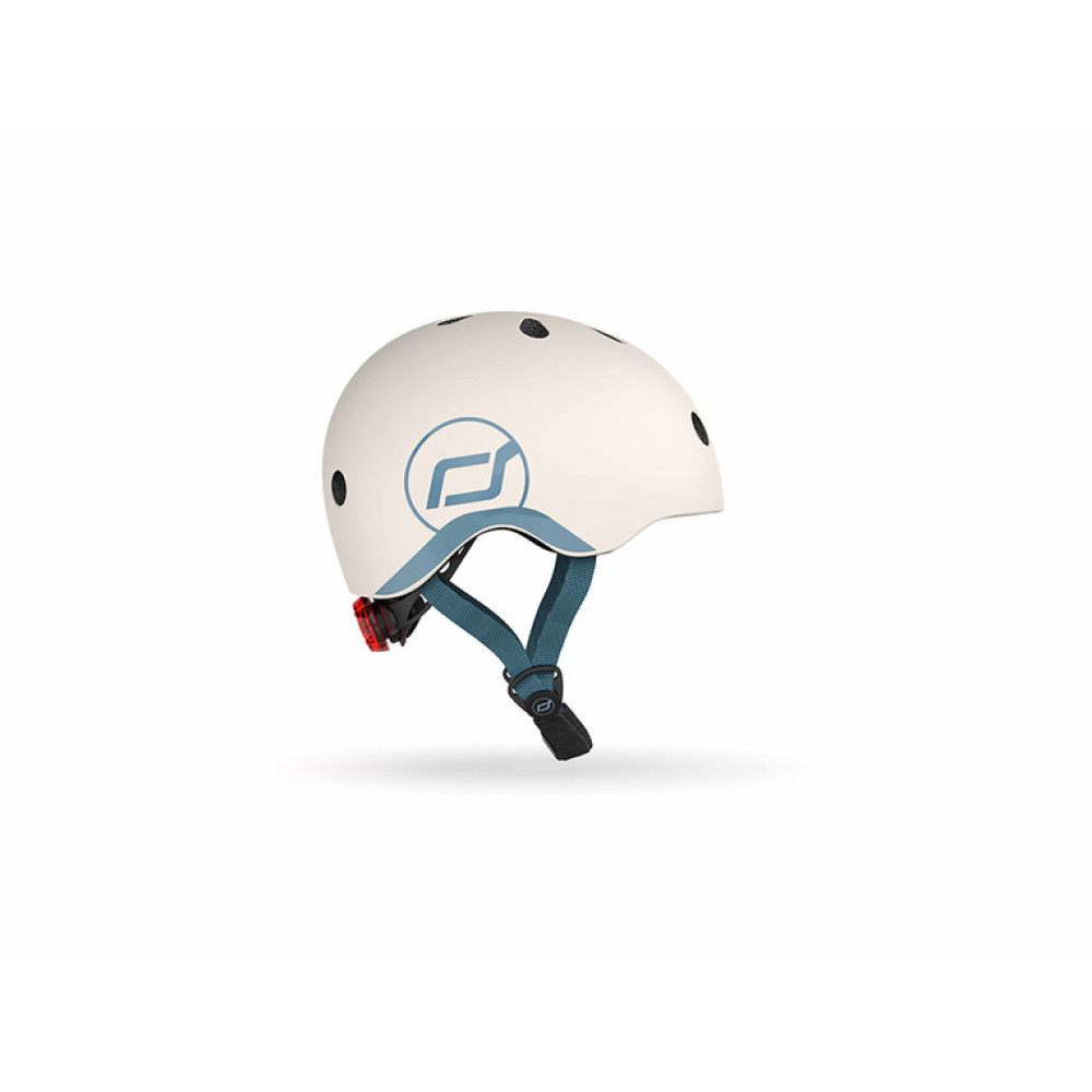 SCOOTANDRIDE XXS-S - дитячий шолом для велосипеда, самоката (1-5років / 45-51см окружність голови) • Ash