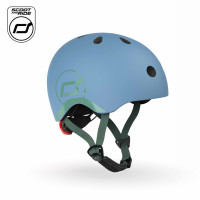 SCOOTANDRIDE XXS-S - дитячий шолом для велосипеда, самоката (1-5років / 45-51см окружність голови) • Steel SCOOTANDRIDE XXS-S - дитячий шолом для велосипеда, самоката (1-5років / 45-51см окружність голови) • Steel