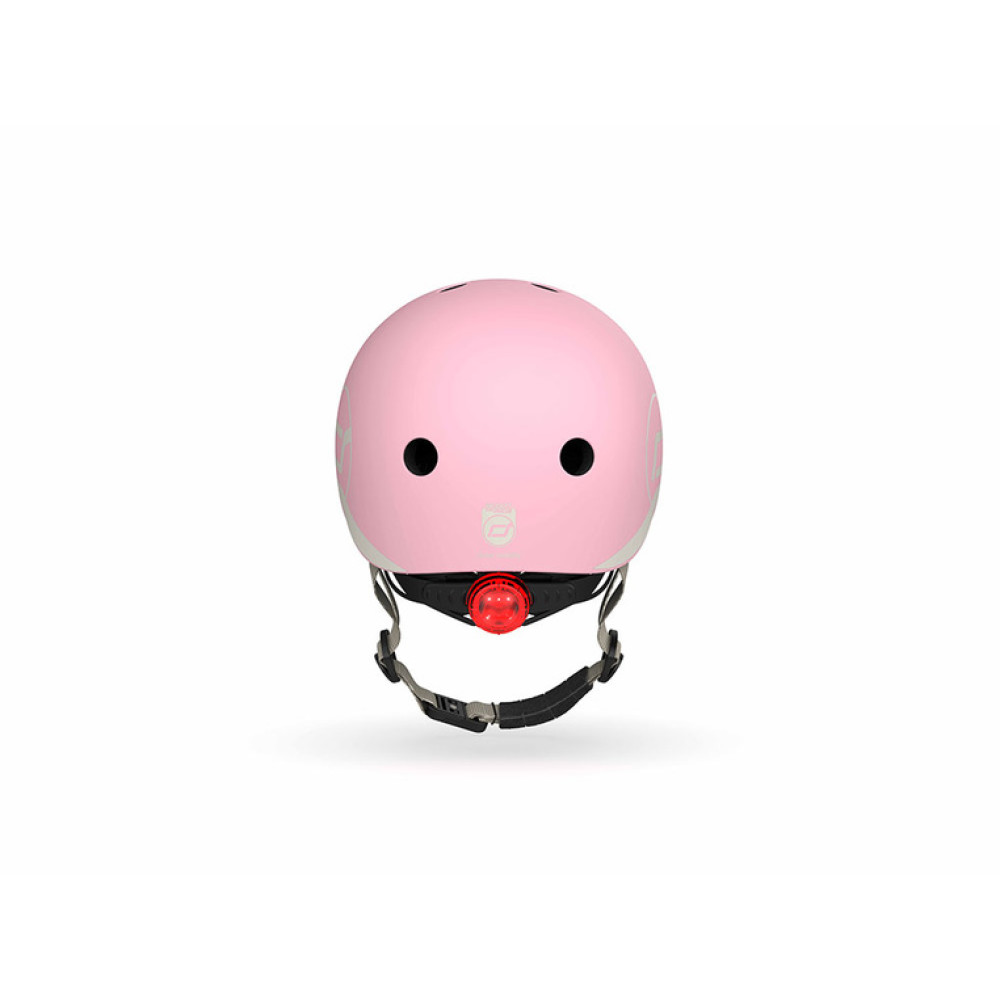 SCOOTANDRIDE XXS-S - kask dziecięcy na rower, hulajnogę (1-5lat / 45-51cm obwód głowy) • Rose