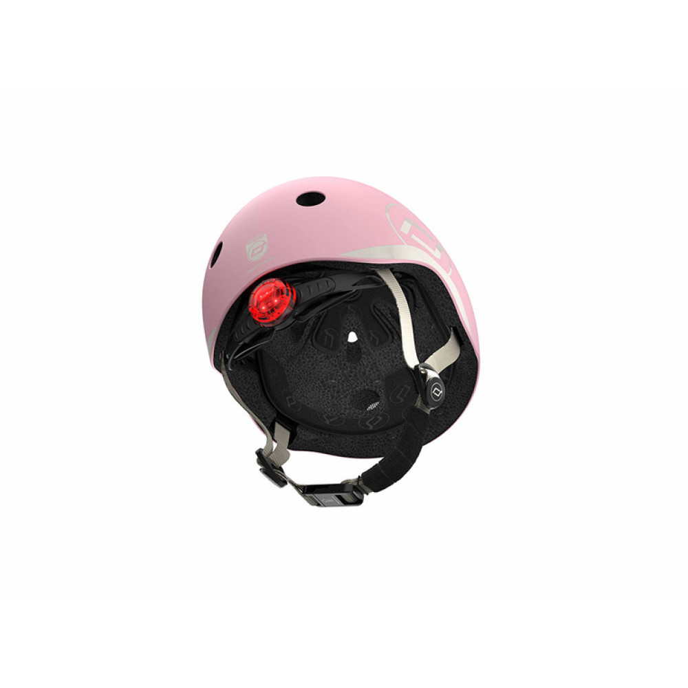 SCOOTANDRIDE XXS-S - kask dziecięcy na rower, hulajnogę (1-5lat / 45-51cm obwód głowy) • Rose