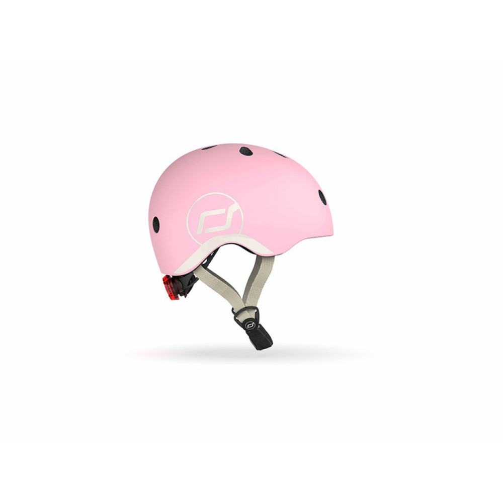 SCOOTANDRIDE XXS-S - kask dziecięcy na rower, hulajnogę (1-5lat / 45-51cm obwód głowy) • Rose