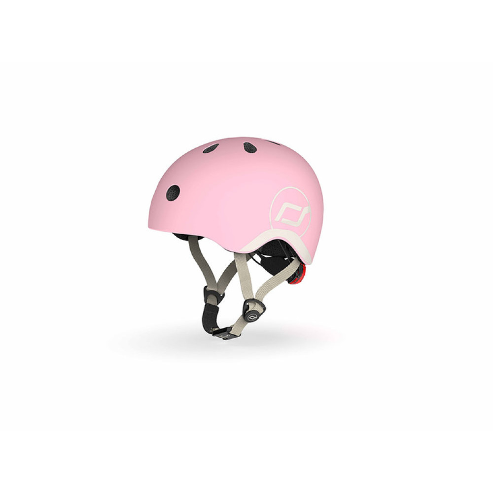 SCOOTANDRIDE XXS-S - kask dziecięcy na rower, hulajnogę (1-5lat / 45-51cm obwód głowy) • Rose