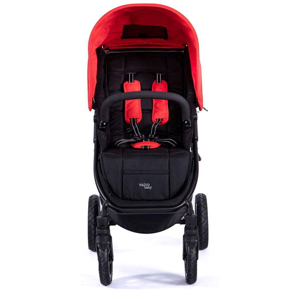 Valco Baby Snap4 Sport 60- wózek spacerowy / spacerówka na każdy teren • Black Red