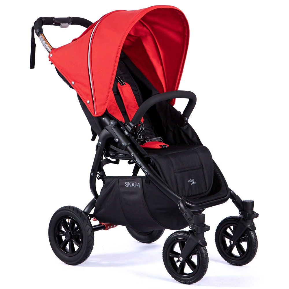 Valco Baby Snap4 Sport 60- wózek spacerowy / spacerówka na każdy teren • Black Red