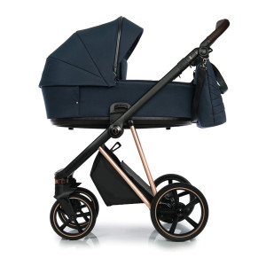 Roan IVI 2.0 - дитяча коляска 2в1 • Mystic Blue Rose Gold