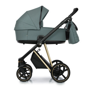 Roan IVI 2.0 - дитяча коляска 2в1 • Pine Green Gold