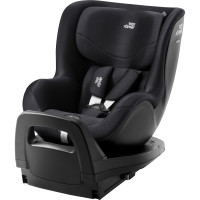 Britax Romer Dualfix PRO M - obrotowy fotelik samochodowy (3m - 4lat / 61 - 105cm), montaż tyłem lub przodem do kierunku jazdy, ISOFIX z podpórką, ochrona boczna • Classic Deep Black