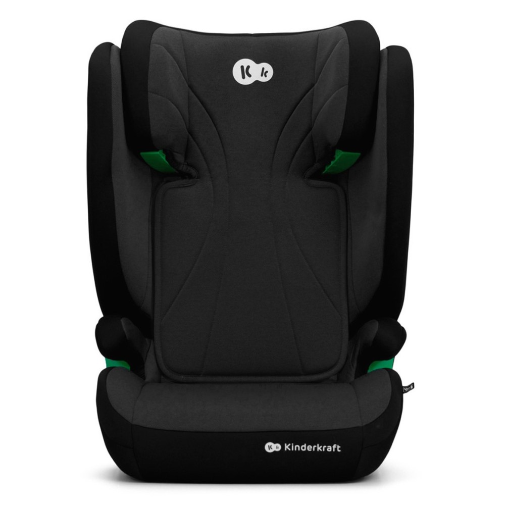 Kinderkraft Junior Fix 2 i-Size дитяче автокрісло Graphite Black