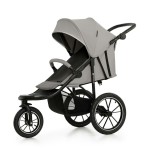 Kinderkraft Helsi - wózek do biegania / spacerówka dla aktywnych • Dust Grey