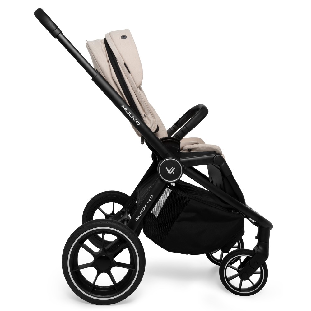 Muuvo Quick 4.0 - wózek wielofunkcyjny 2w1 / kompaktowy wózek 2w1 • Desert Sand