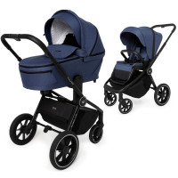 Muuvo Quick 4.0 - wózek wielofunkcyjny 2w1 / kompaktowy wózek  2w1 • Azure Blue