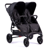 Valco Baby Snap Duo Sport - прогулянкова коляска для двійні • Coal Black