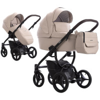 Bebetto Luca Pro 30 чорна рама дитяча коляска