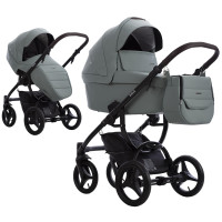 Bebetto Luca Pro 32 чорна рама дитяча коляска