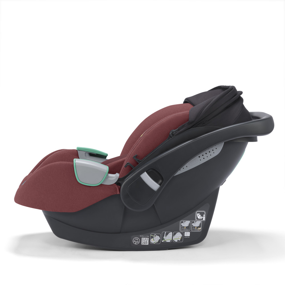 Recaro Avan i-Size - fotelik samochodowy, nosidełko (40 - 83cm / 0 - 15mc) • Iron Red
