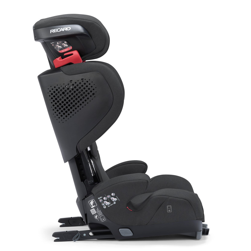 Recaro Mako Elite 2 i-Size - fotelik samochodowy przodem do kierunku jazdy (100 - 150cm / 3,5 - 12lat) •  Fibre Black