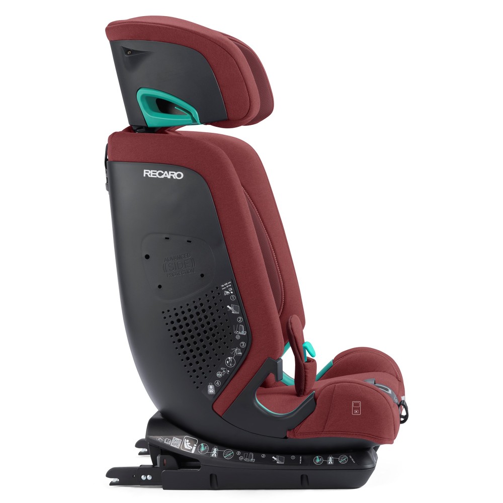 Recaro Toria Elite - fotelik samochodowy przodem do kierunku jazdy (76 - 150cm / 9mc - 12lat) •  Iron Red