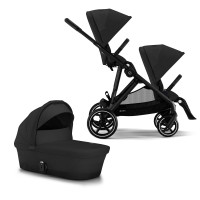 Cybex Gazelle S - дитяча коляска для погодок • Moon Black